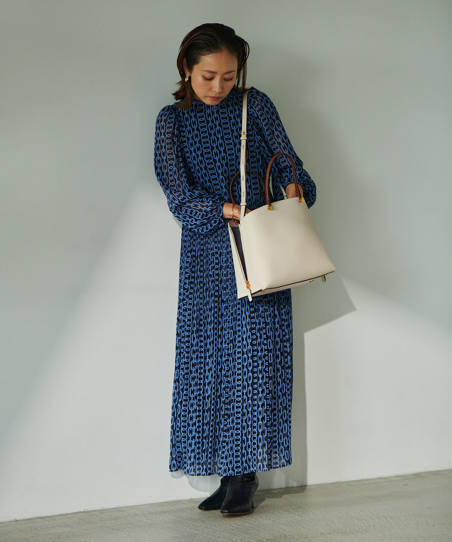 E'POR「【E'POR】Y BAG Medium（サイドジップトートバッグ）/一部WEB限定」|ハンドバッグ|