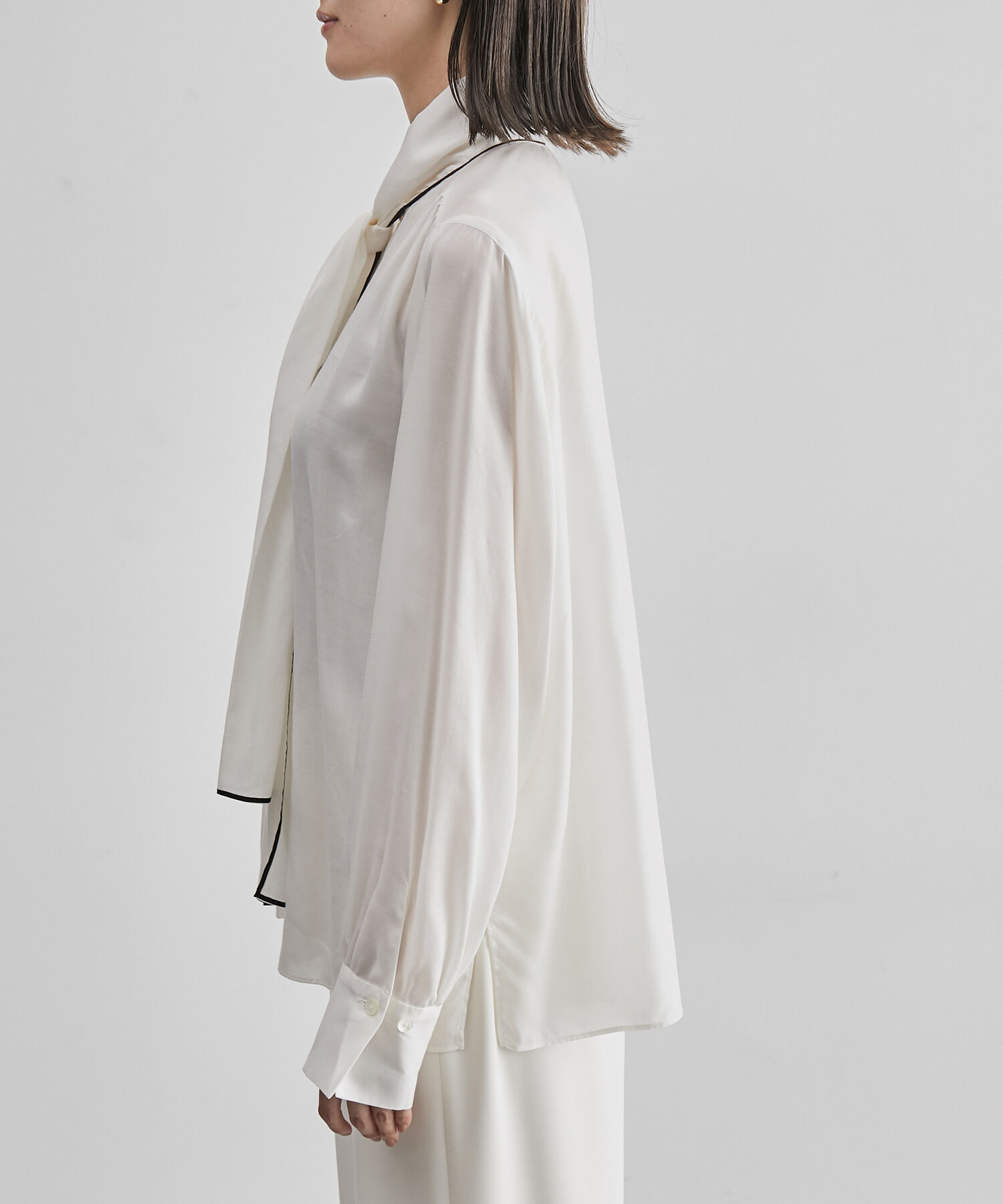 ROPE「【雑誌掲載】ボウタイブラウス」|シャツ・ブラウス|