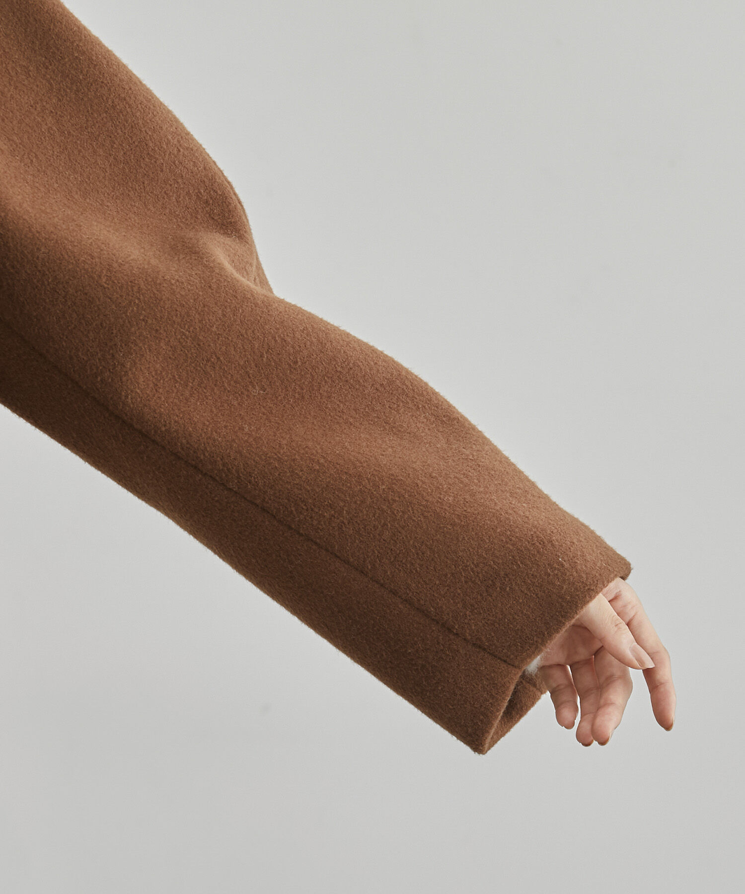 ROPE「【SUPER100's/140's】シャルムリバーファー付きミドルコート」|チェスターコート|