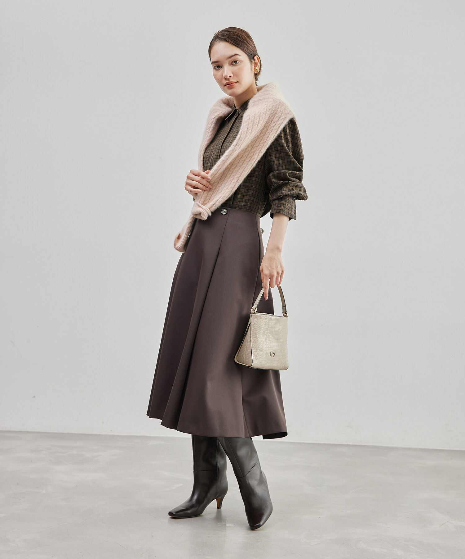 ROPE「【ドラマ着用】ウールビエラヒヨクシャツ/セットアップ対応」|シャツ・ブラウス|