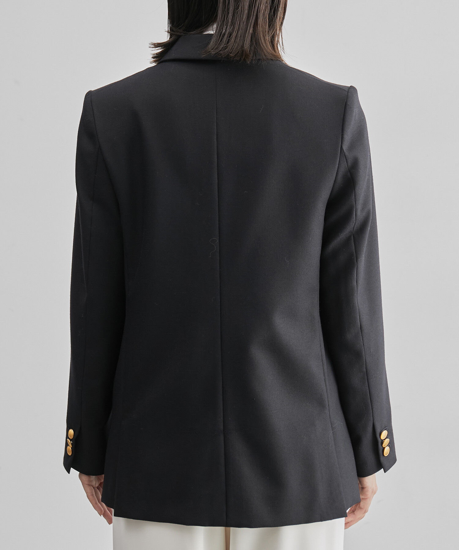 ROPE「【雑誌掲載】金ボタン ウール テーラードジャケット（無地/千鳥格子）」|テーラードジャケット|