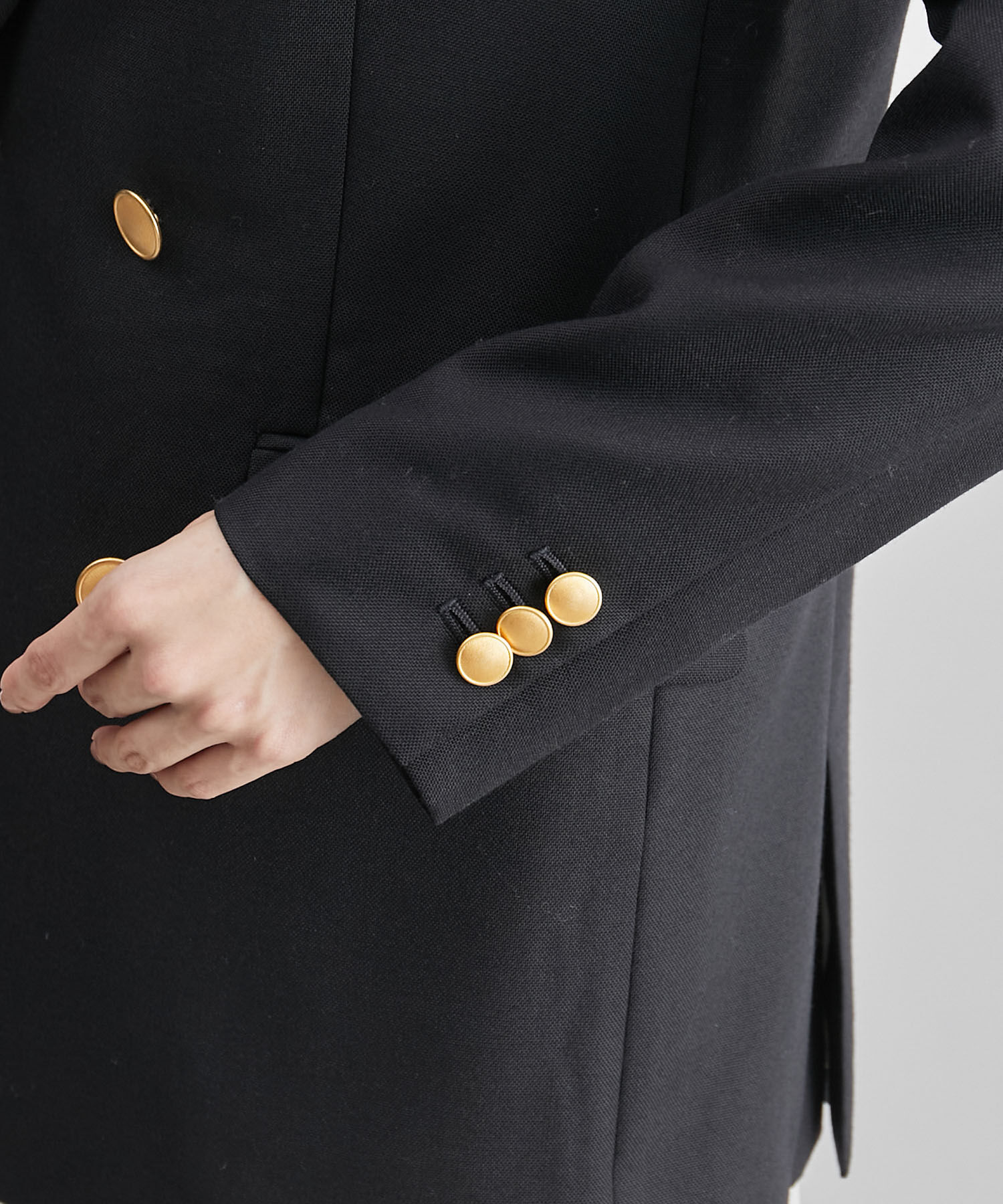 ROPE「【雑誌掲載】金ボタン ウール テーラードジャケット（無地/千鳥格子）」|テーラードジャケット|