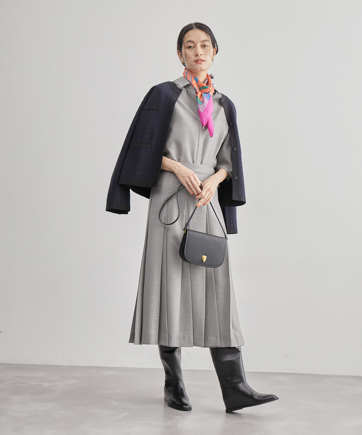 ROPE「モノグラムカーディガン」|カーディガン|