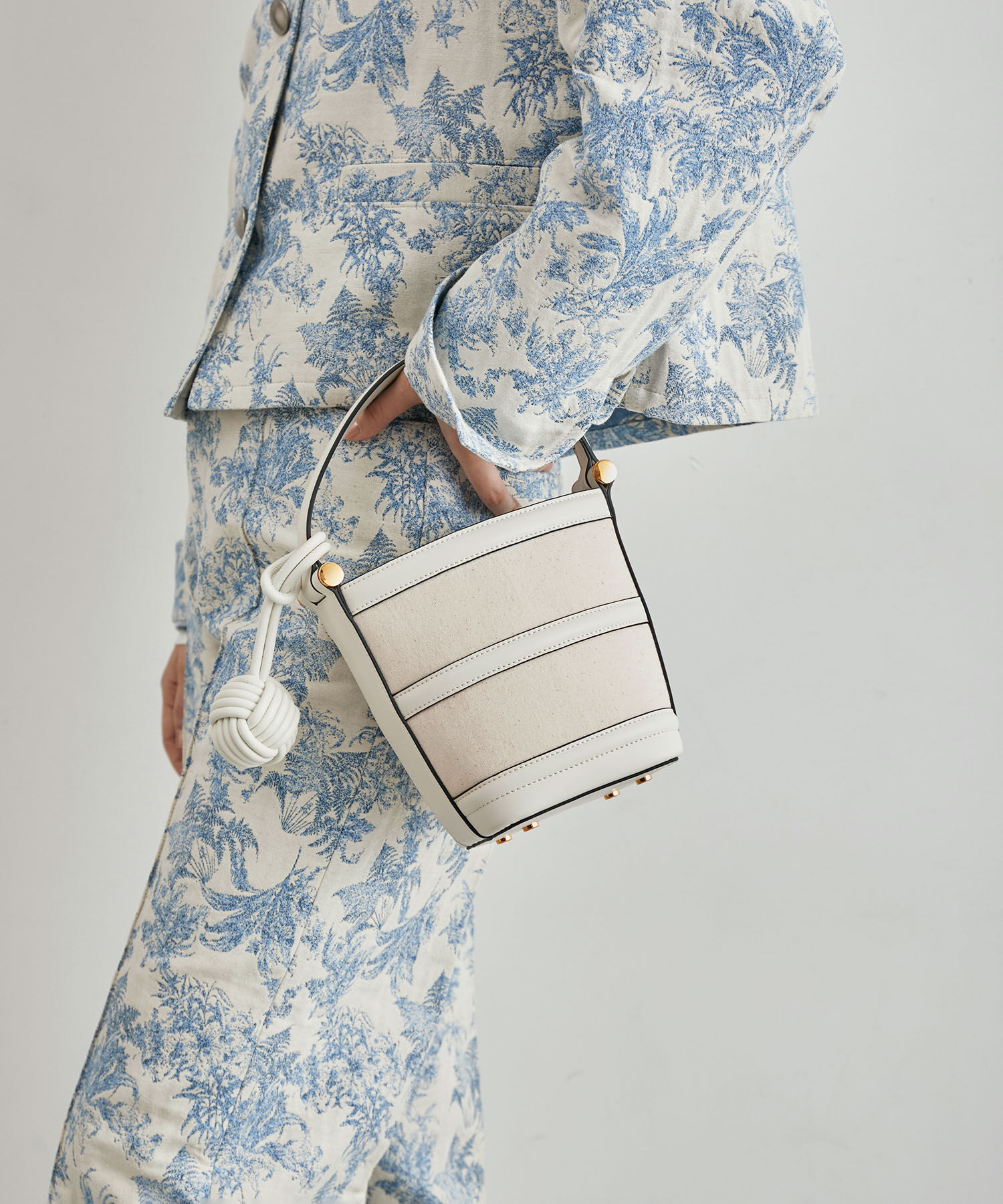 ROPE「Anna Canvas Bag （アンナ キャンバス バッグ）【ポーチ付き】【メディア掲載】」|ハンドバッグ|