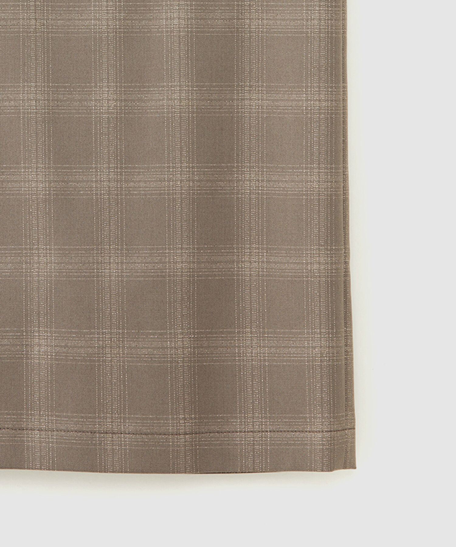 ROPE「ラメチェックポケット付きタイトスカート」|スカート|