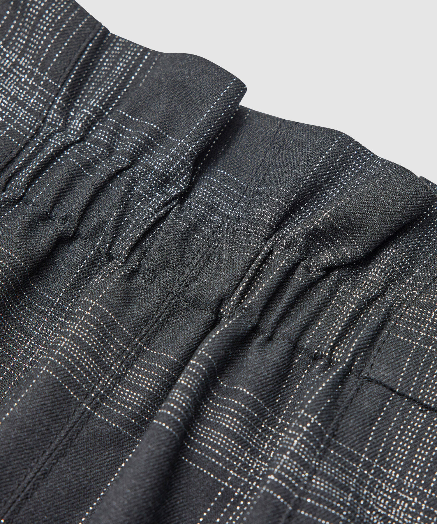 ROPE「ラメチェックポケット付きタイトスカート」|スカート|