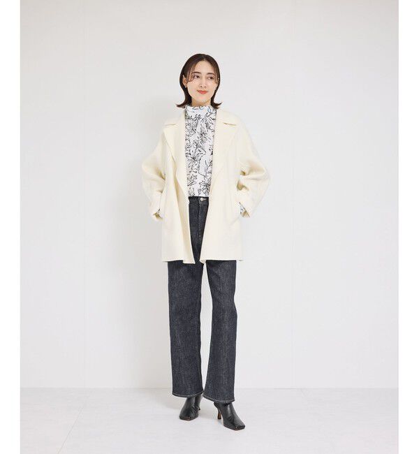 ROPE「ストレッチデニムストレートパンツ」|デニム|