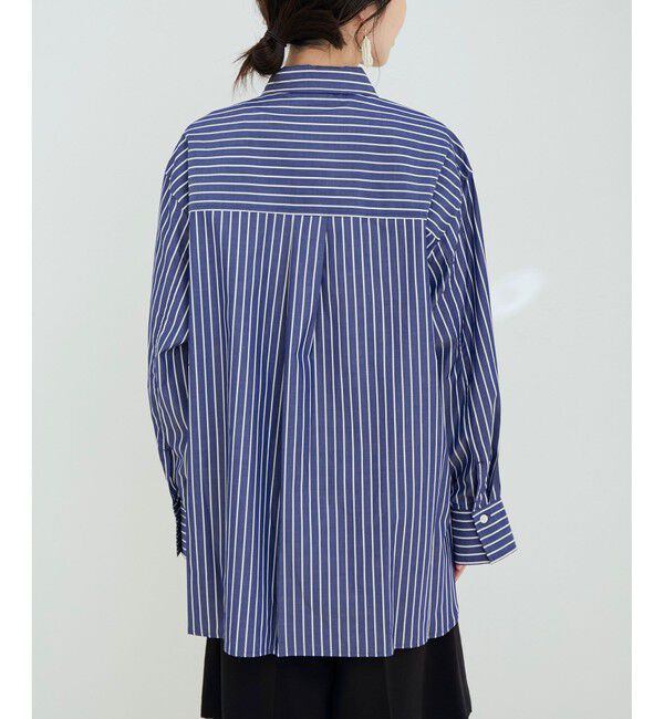 VIS「【鎌倉シャツ&times;ViS】ポプリンドロップショルダーシャツ」|シャツ・ブラウス|