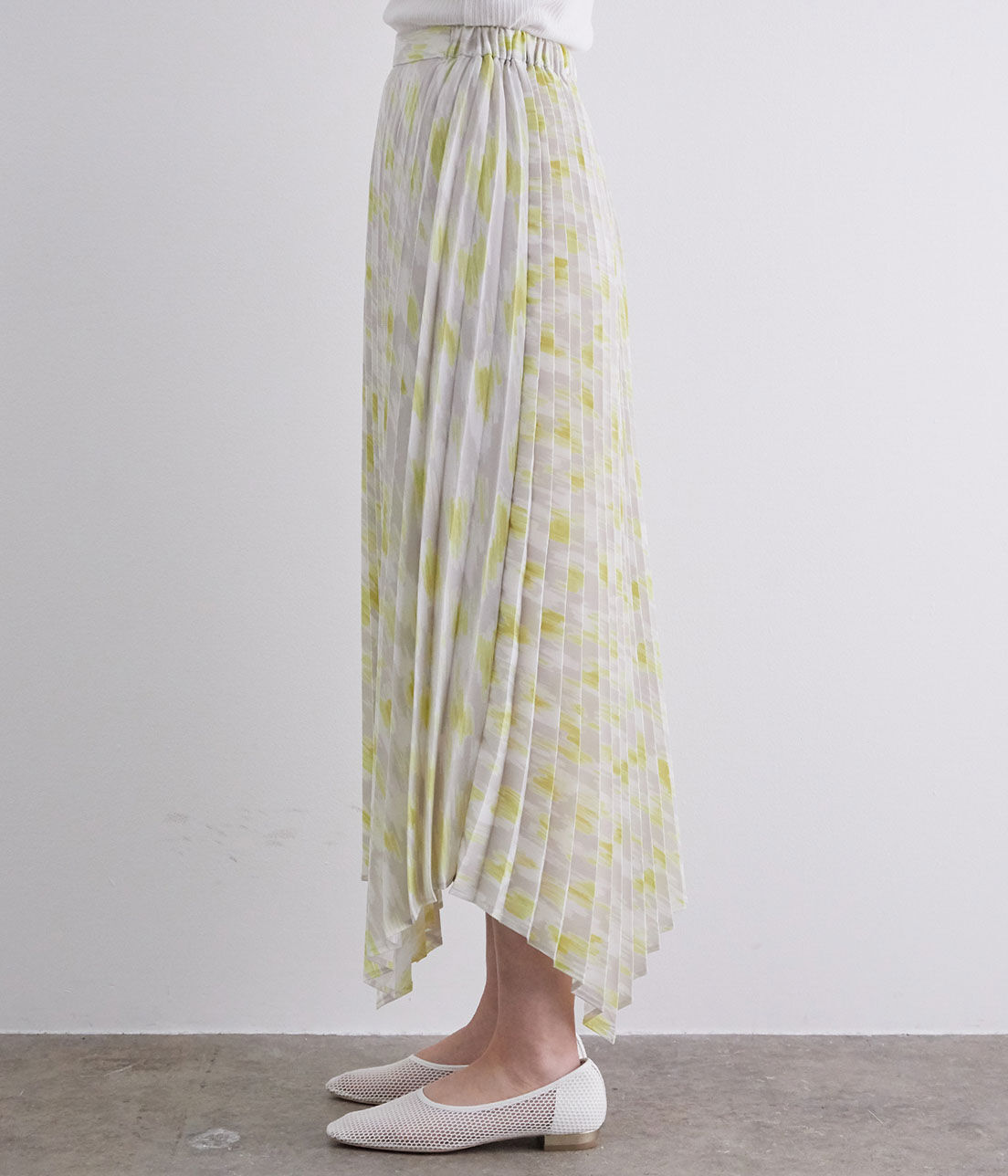 VIS「【ドラマ着用】イレヘムプリーツスカート」|スカート|