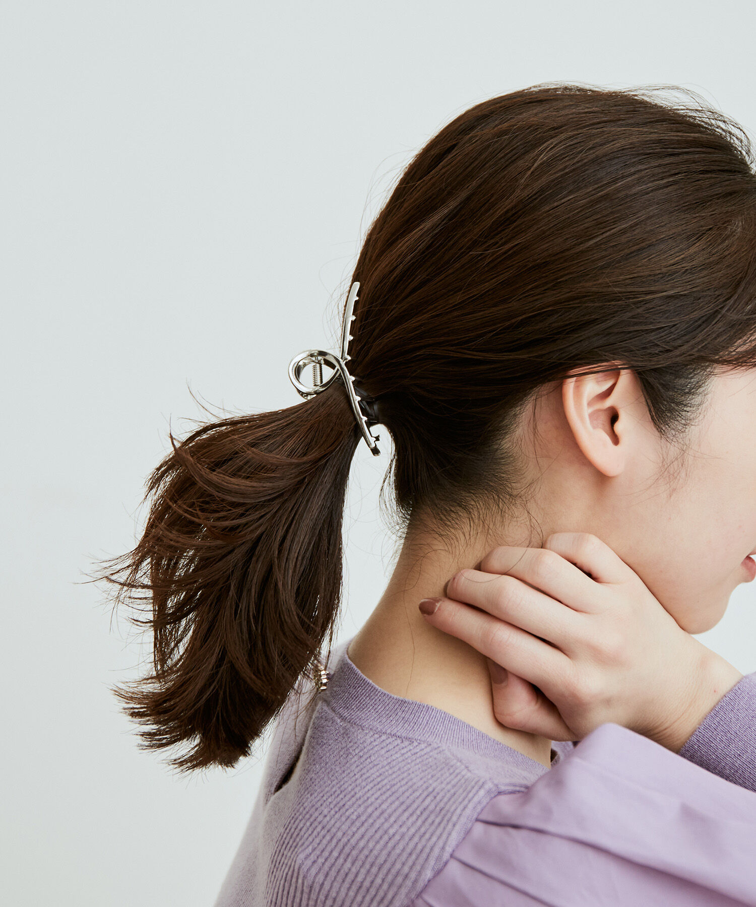 VIS「メタルミニヘアクリップ」|その他|シルバー(93)