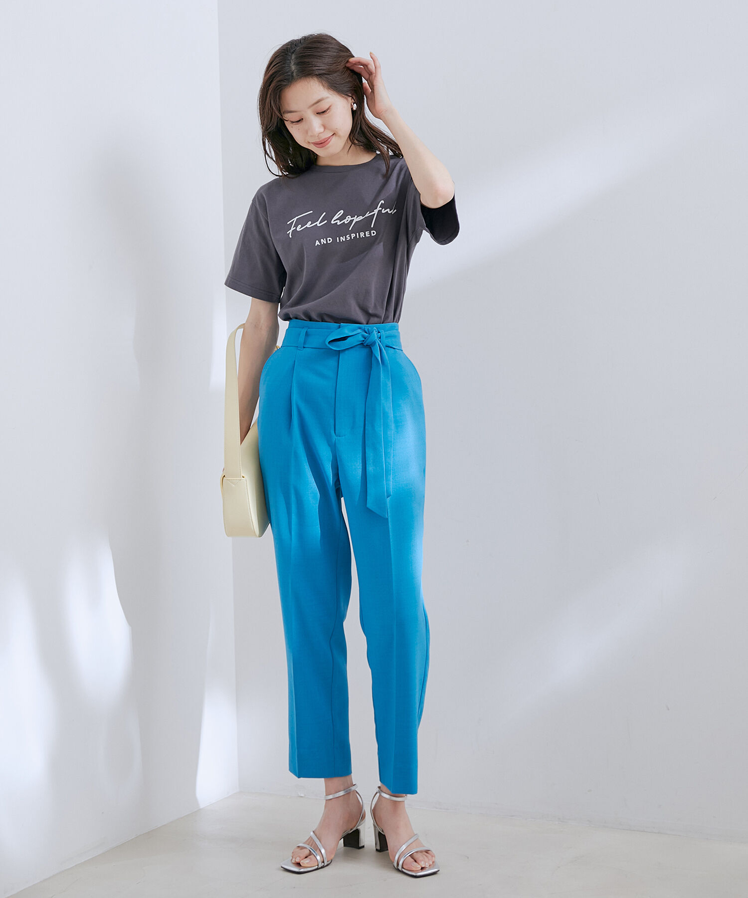 Juze「ナローアシメストラップヒールサンダル」|サンダル|