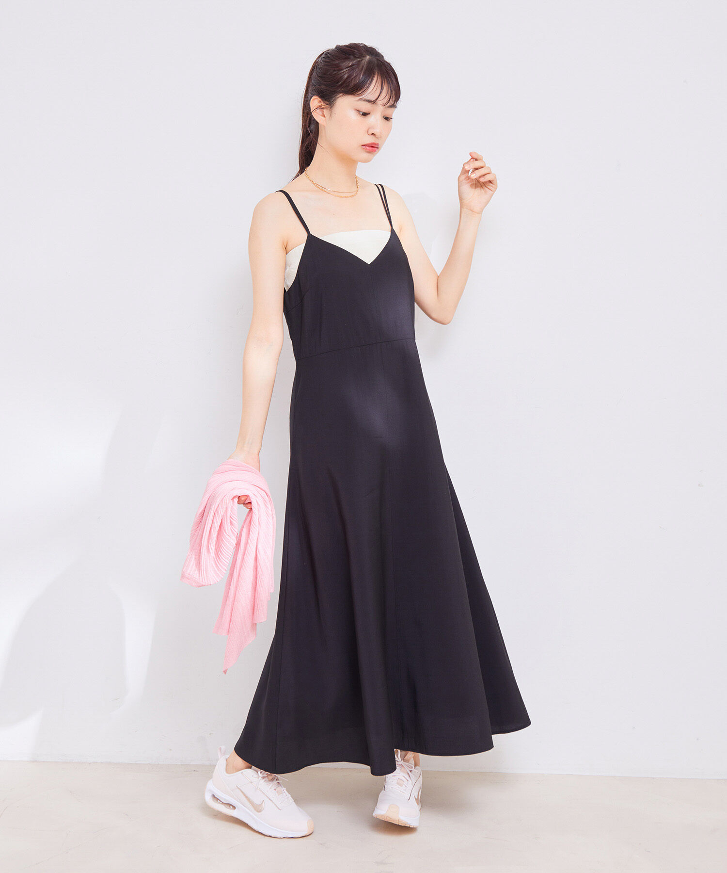 VIS「バックストラップキャミワンピース」|ワンピース|