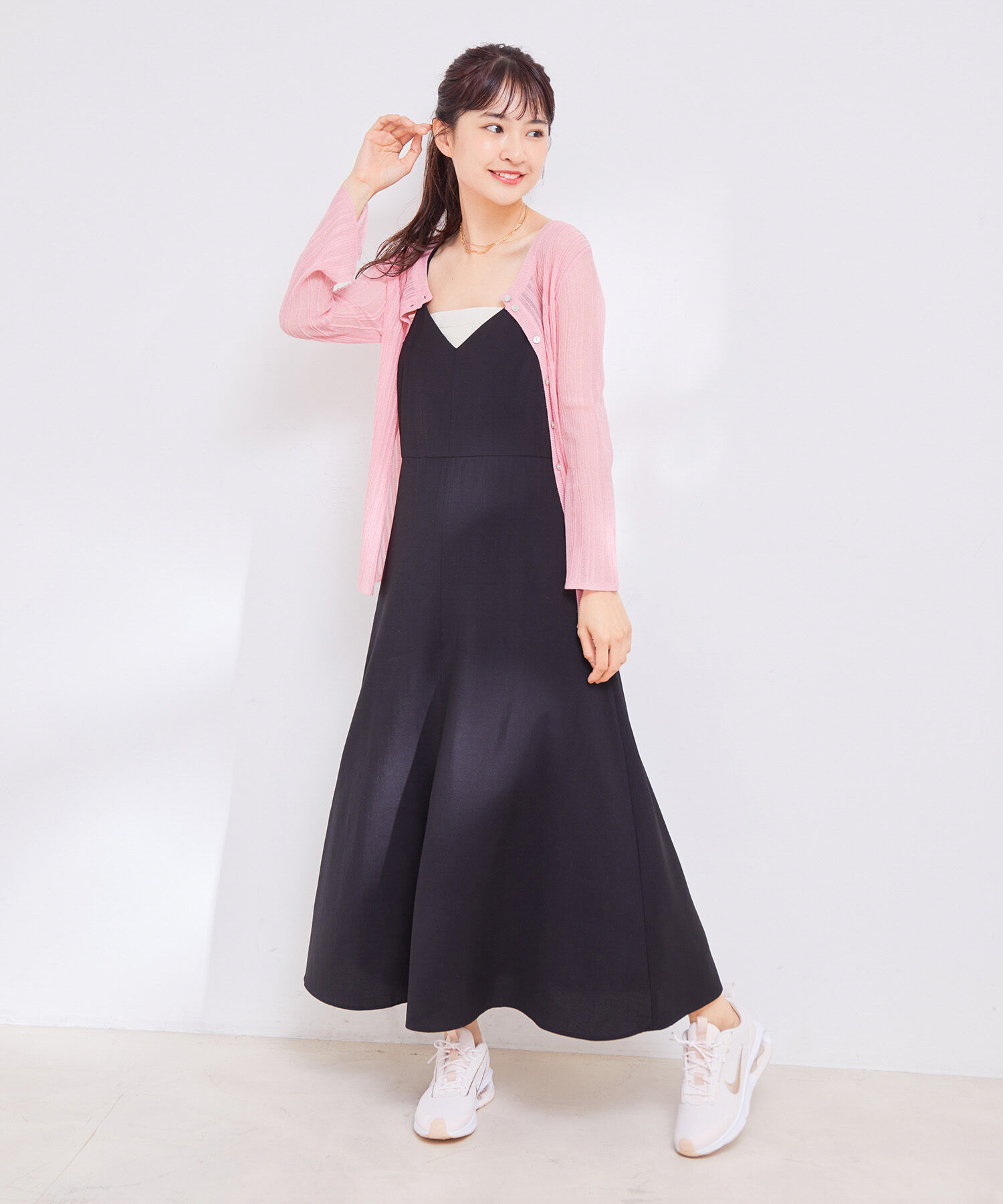 VIS「バックストラップキャミワンピース」|ワンピース|