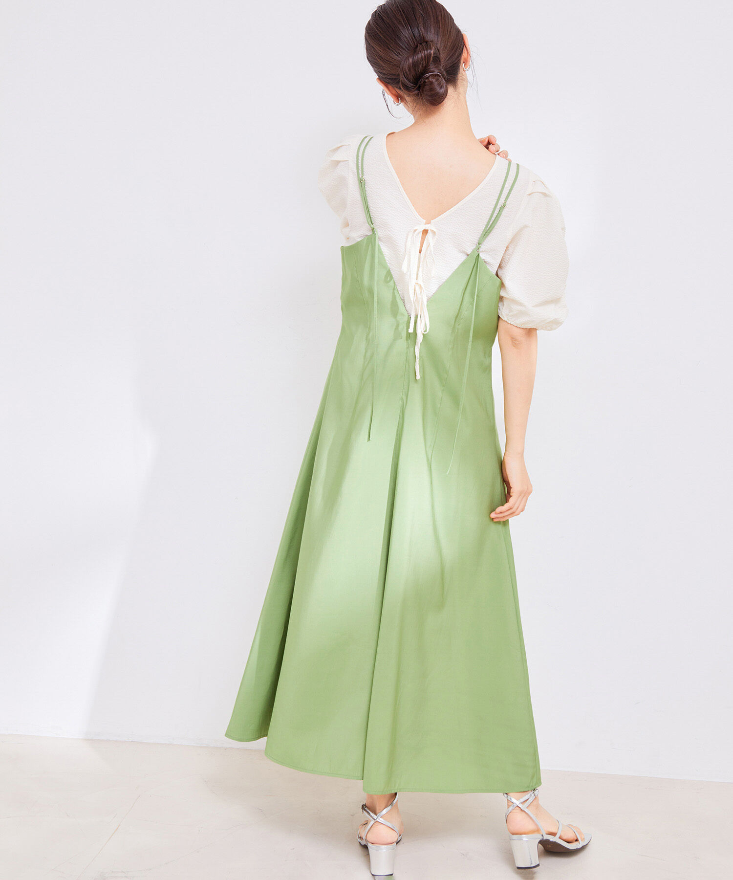 VIS「バックストラップキャミワンピース」|ワンピース|