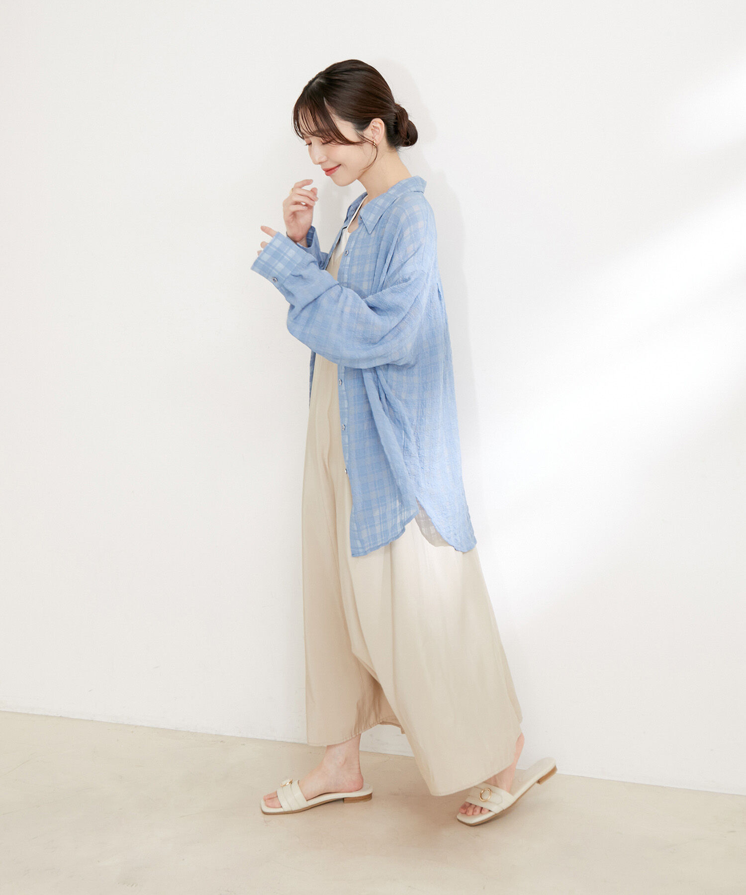 VIS「バックストラップキャミワンピース」|ワンピース|