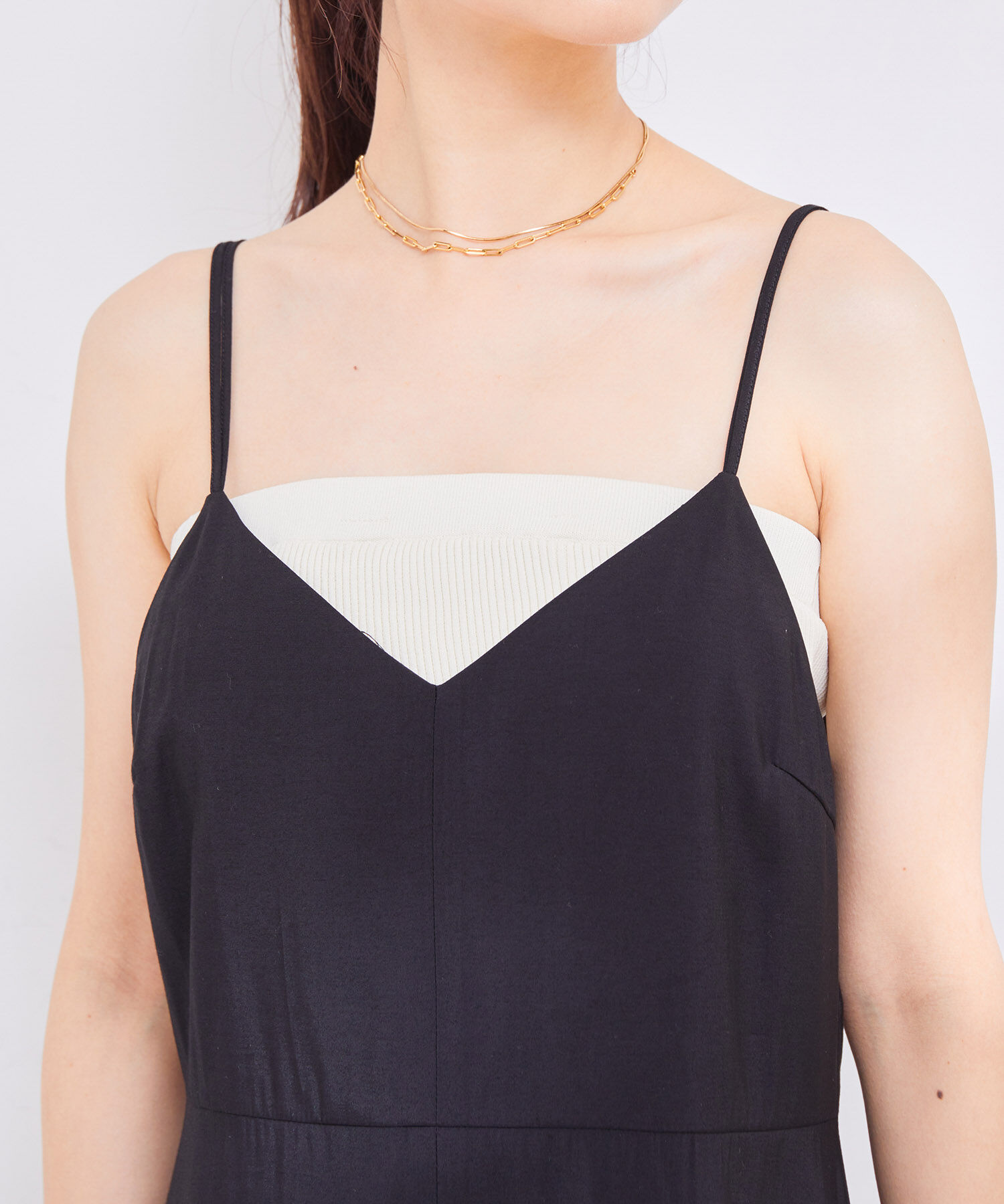 VIS「バックストラップキャミワンピース」|ワンピース|