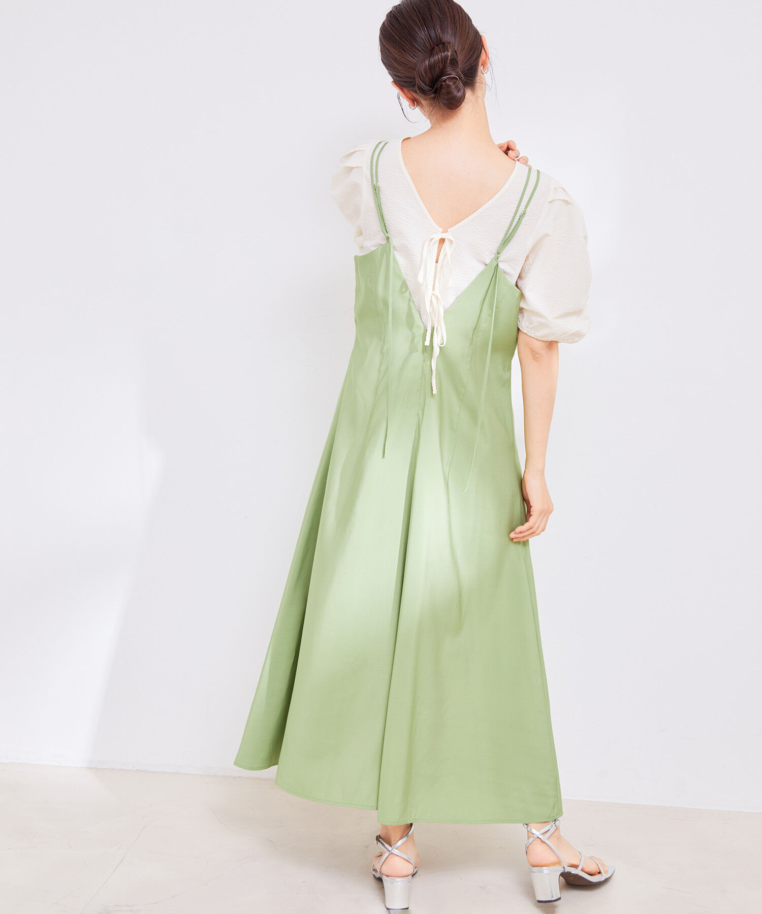 VIS「バックストラップキャミワンピース」|ワンピース|