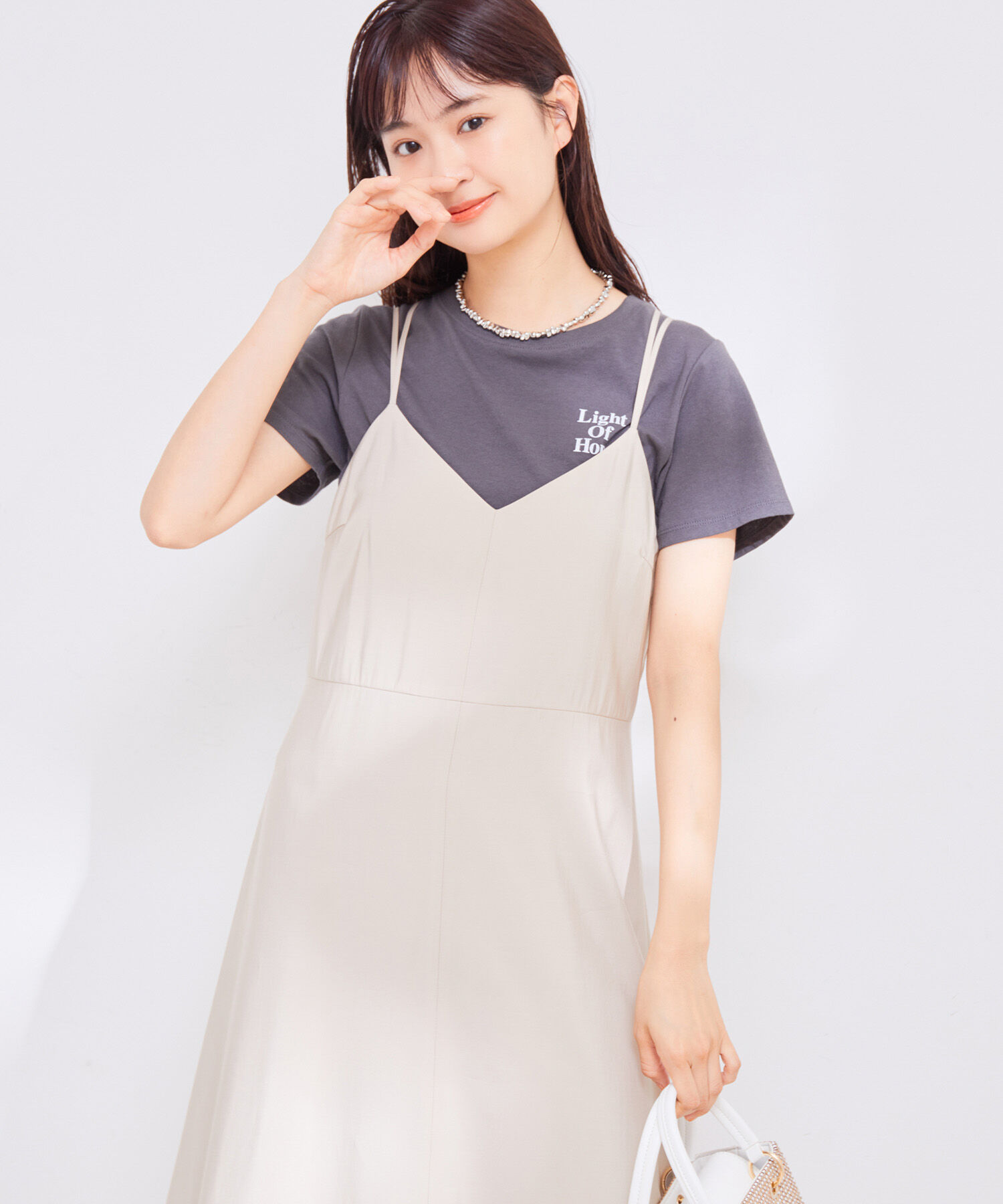 VIS「バックストラップキャミワンピース」|ワンピース|