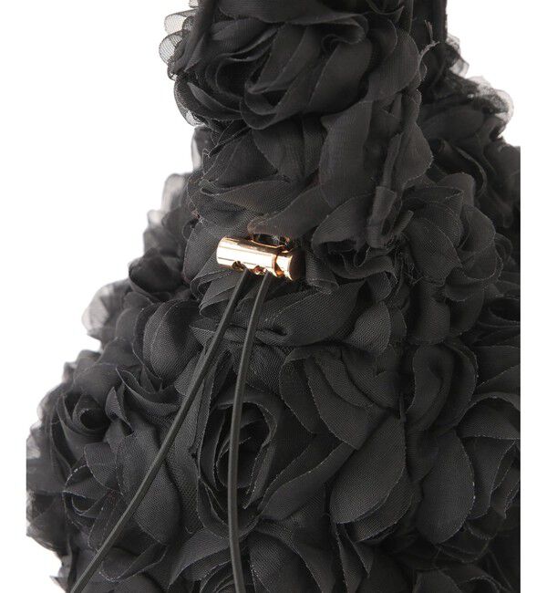 VIS「ローズ&スパンコールドロストバッグ」|ハンドバッグ|