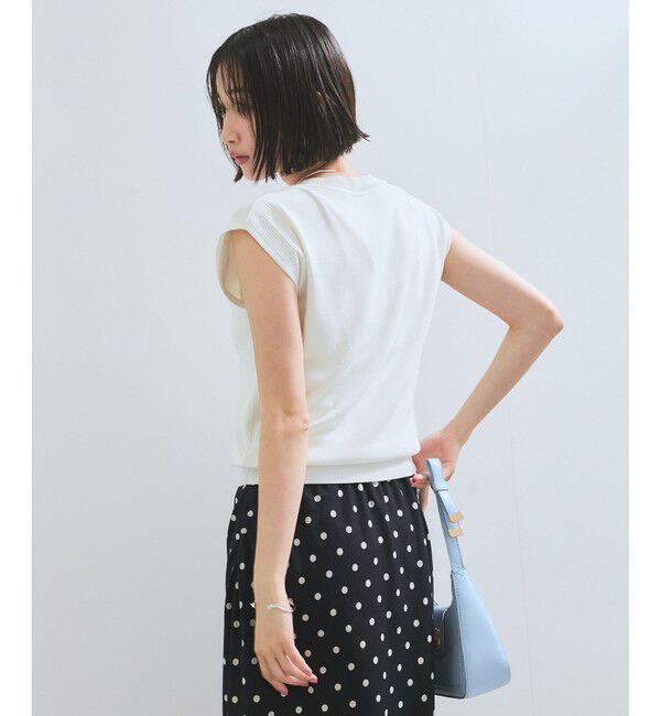 VIS「【UVケア/接触冷感/洗える】美人スリーブニット」|ニット・セーター|