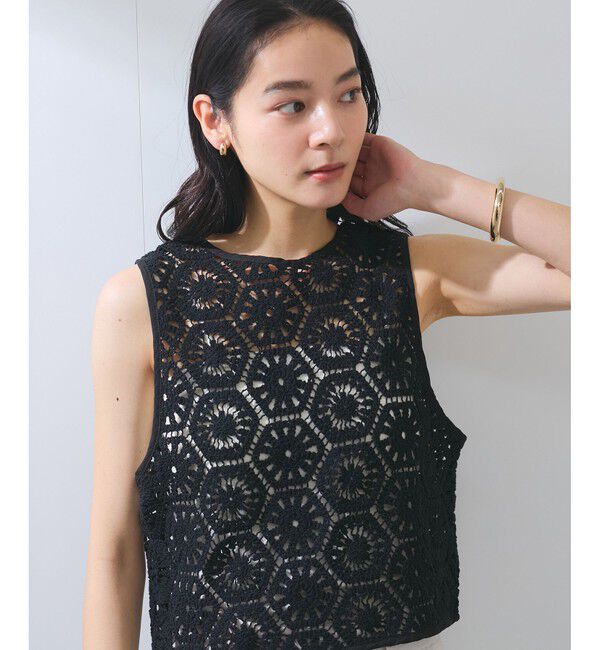 VIS「【WEB限定】【前後2WAY】サマーレースベスト」|ベスト・ジレ|