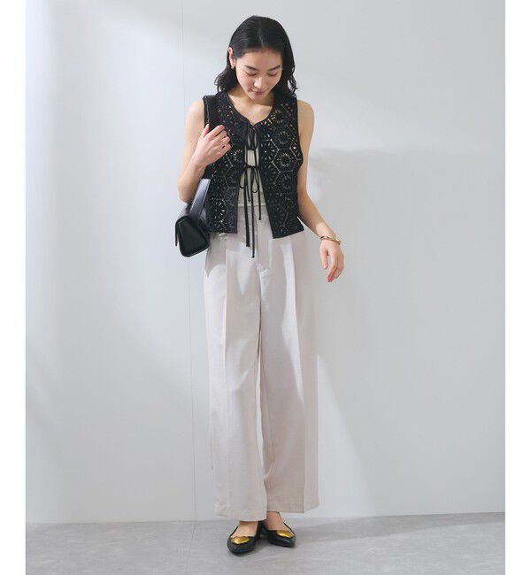 VIS「【WEB限定】【前後2WAY】サマーレースベスト」|ベスト・ジレ|