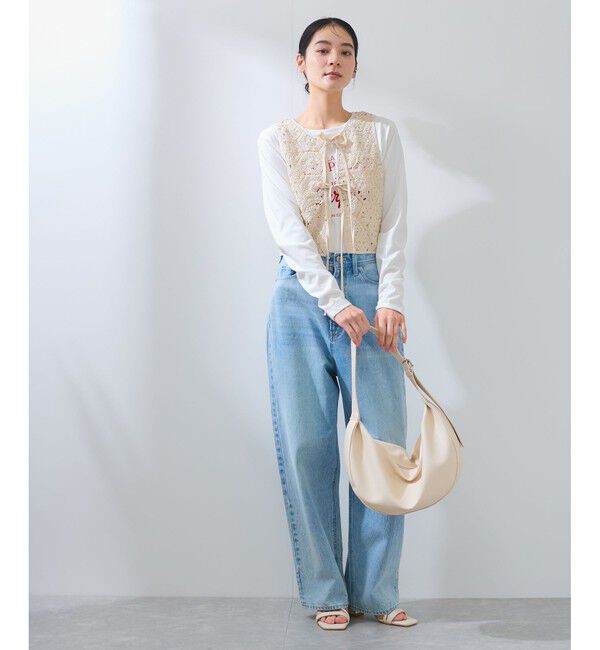 VIS「【WEB限定】【前後2WAY】サマーレースベスト」|ベスト・ジレ|