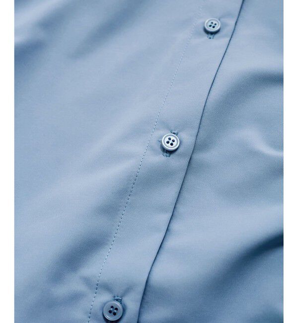 VIS「ドロストボリュームスリーブシャツ（レース・無地）」|シャツ・ブラウス|