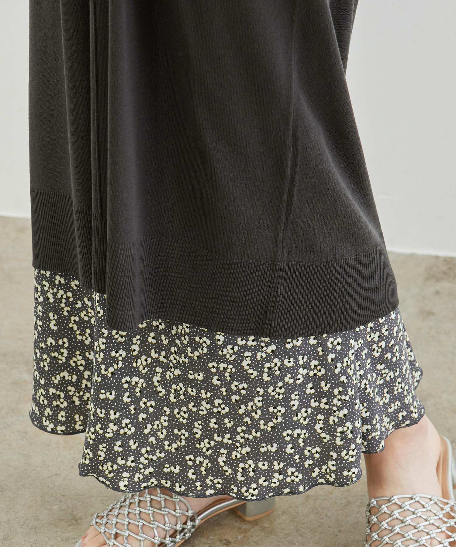 Rope&rsquo;Picnic「接触冷感・UVカット/Smart Ice/センターシームニットワンピース」|ワンピース|