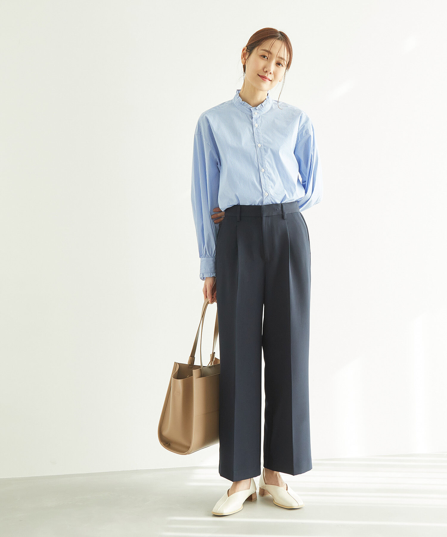 Rope&rsquo;Picnic「【360&deg;ウルトラストレッチ】セットアップ対応/ワイドパンツ【一部店舗限定34,42サイズ】」|その他|