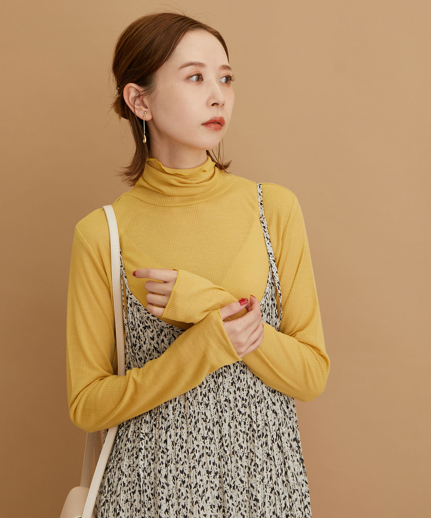 Rope&rsquo;Picnic「【WEB限定カラー:チャコール,オレンジ】シアーカットタートル」|Tシャツ・カットソー|