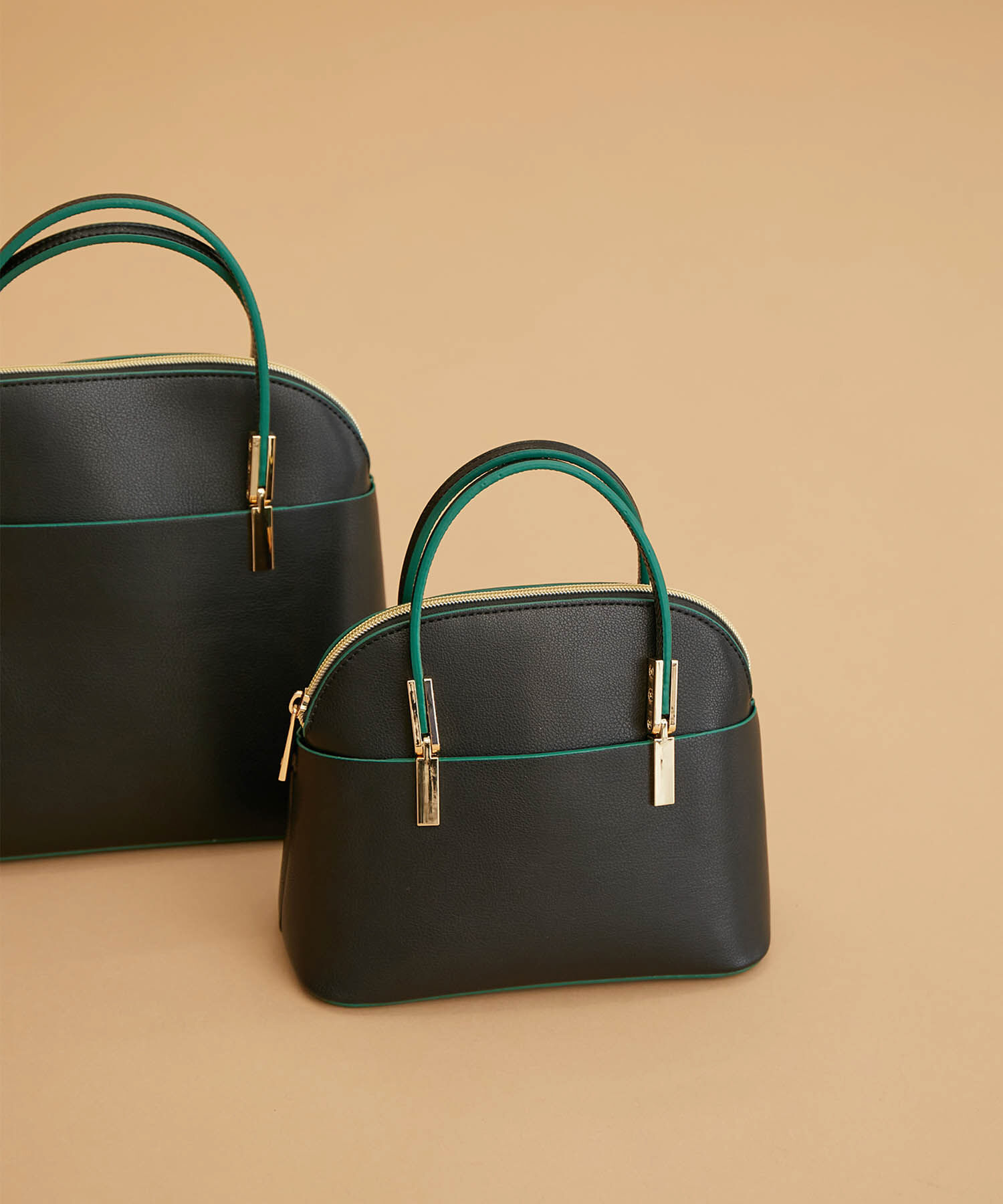 ROPE PICNIC PASSAGE「軽量レクタンメタルミニラウンドボストン＆ショルダーバッグ」|ショルダー・メッセンジャー|ブラック系(02)