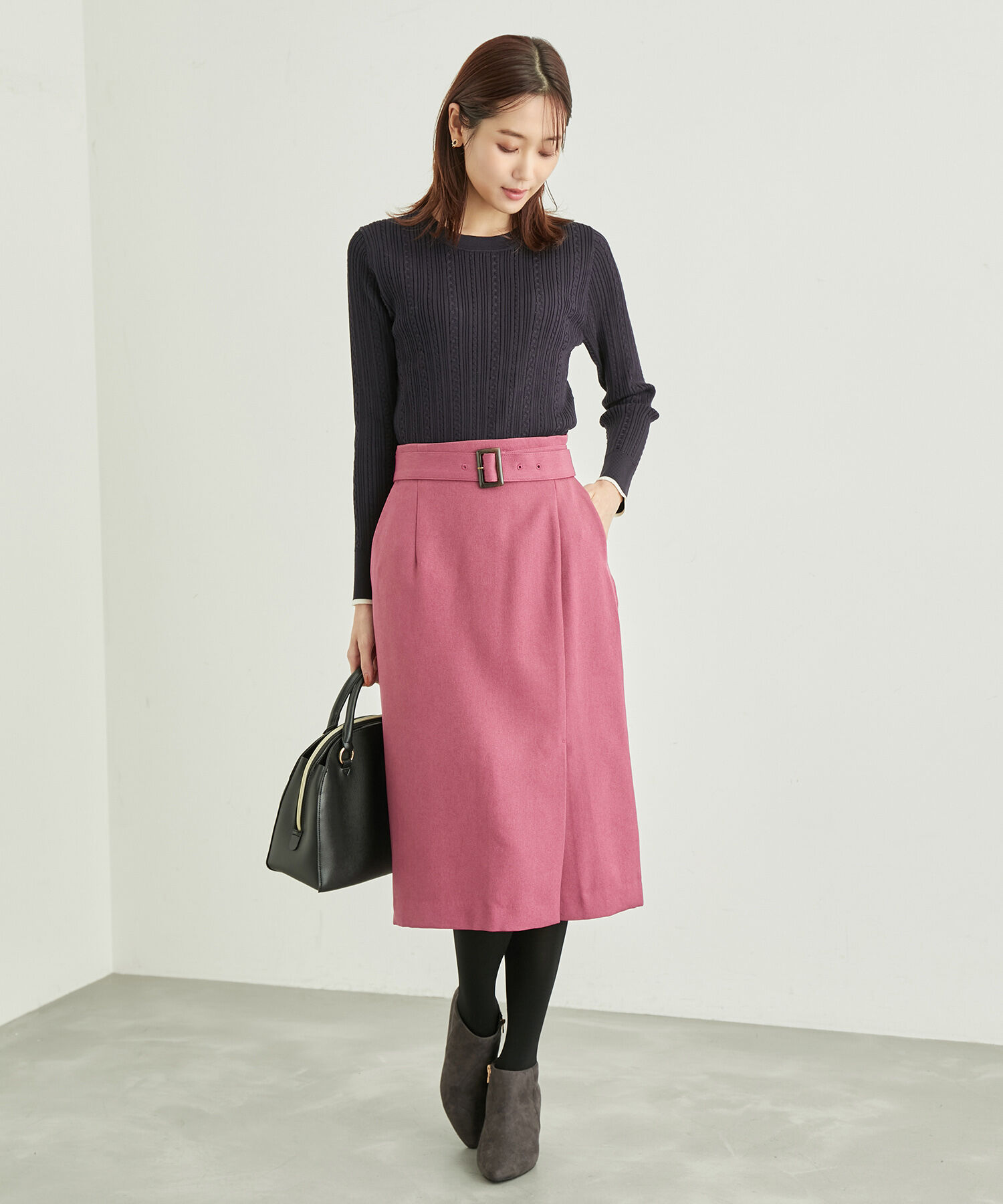 Rope&rsquo;Picnic「ラナテックラップ風スカート」|スカート|