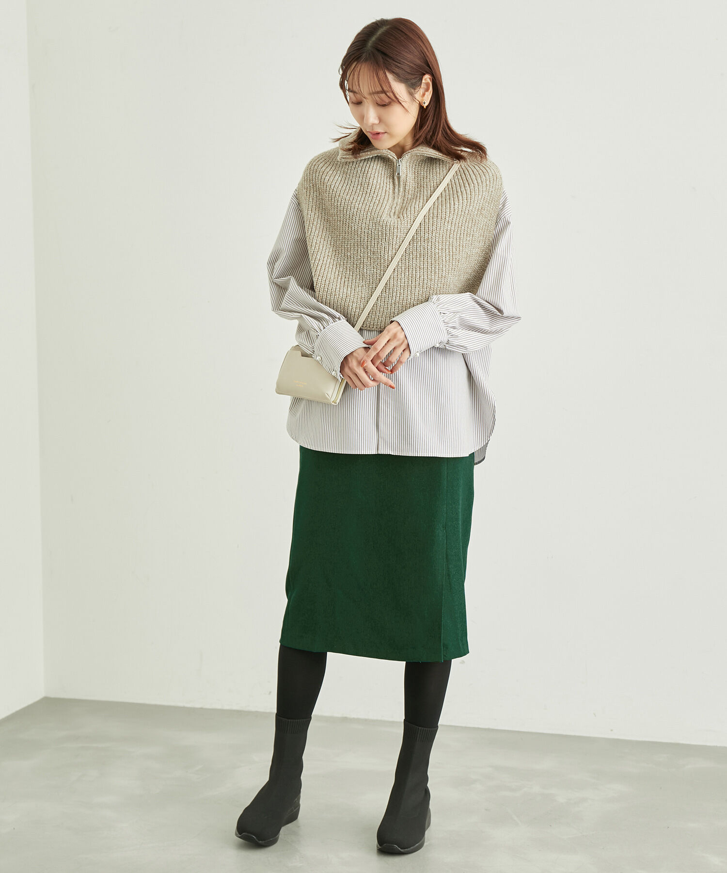 Rope&rsquo;Picnic「ラナテックラップ風スカート」|スカート|