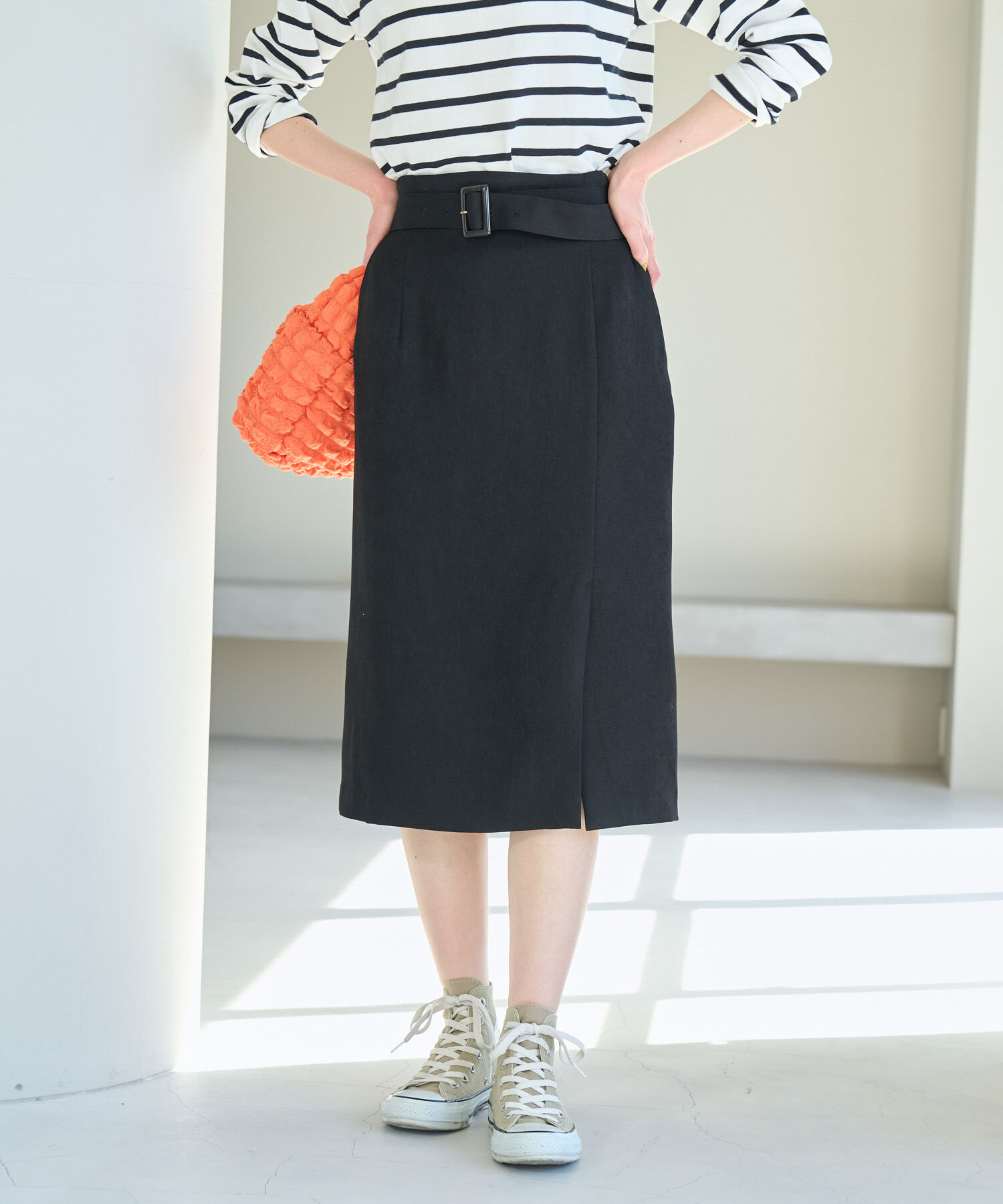 Rope&rsquo;Picnic「ラナテックラップ風スカート」|スカート|