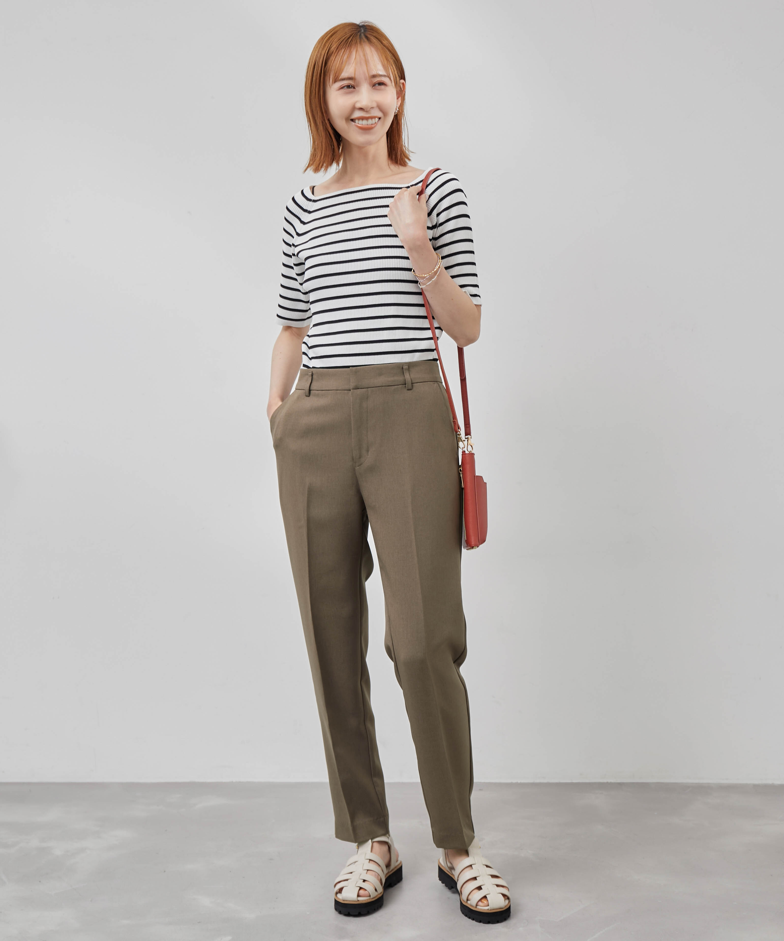 Rope&rsquo;Picnic「Powder Twill Stretch テーパードパンツ」|その他|