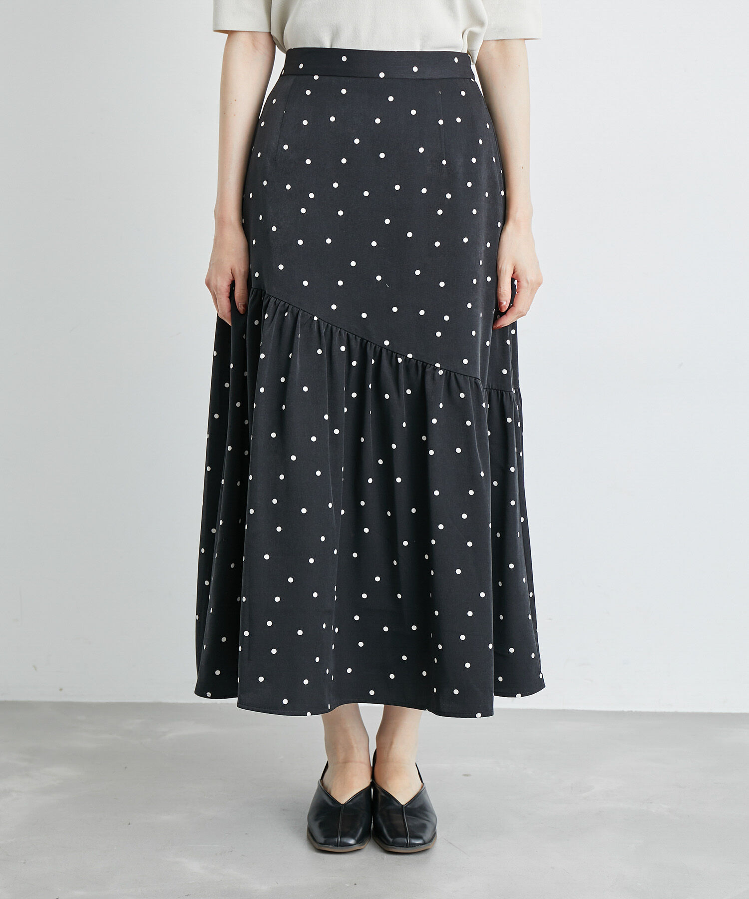 Rope&rsquo;Picnic「【一部店舗限定】アソート柄ティアードスカート」|スカート|