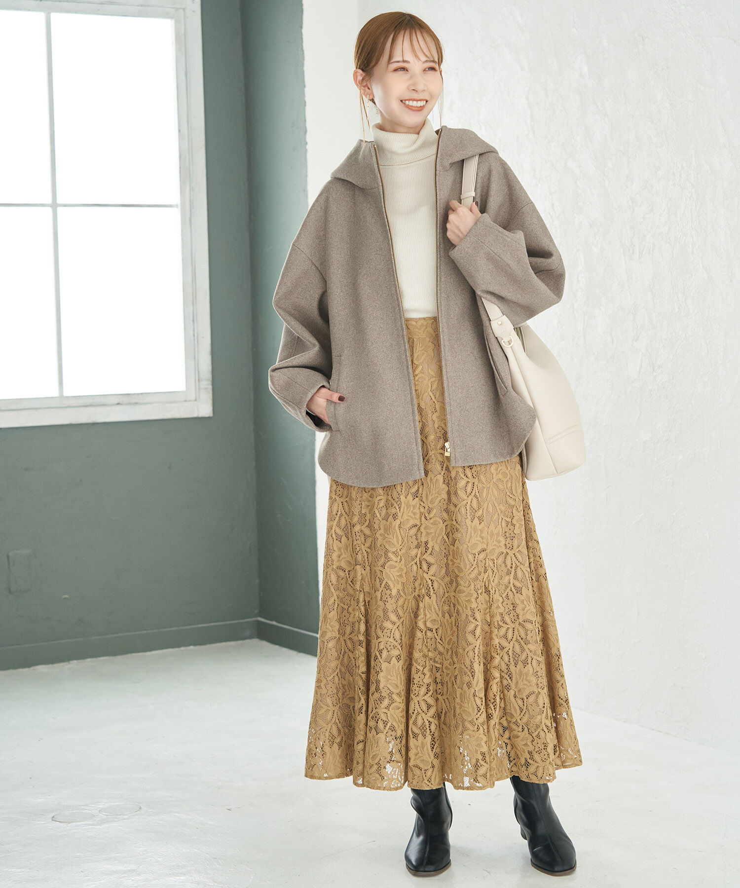 Rope&rsquo;Picnic「ジャージメルトンジップアップフーディ」|その他|