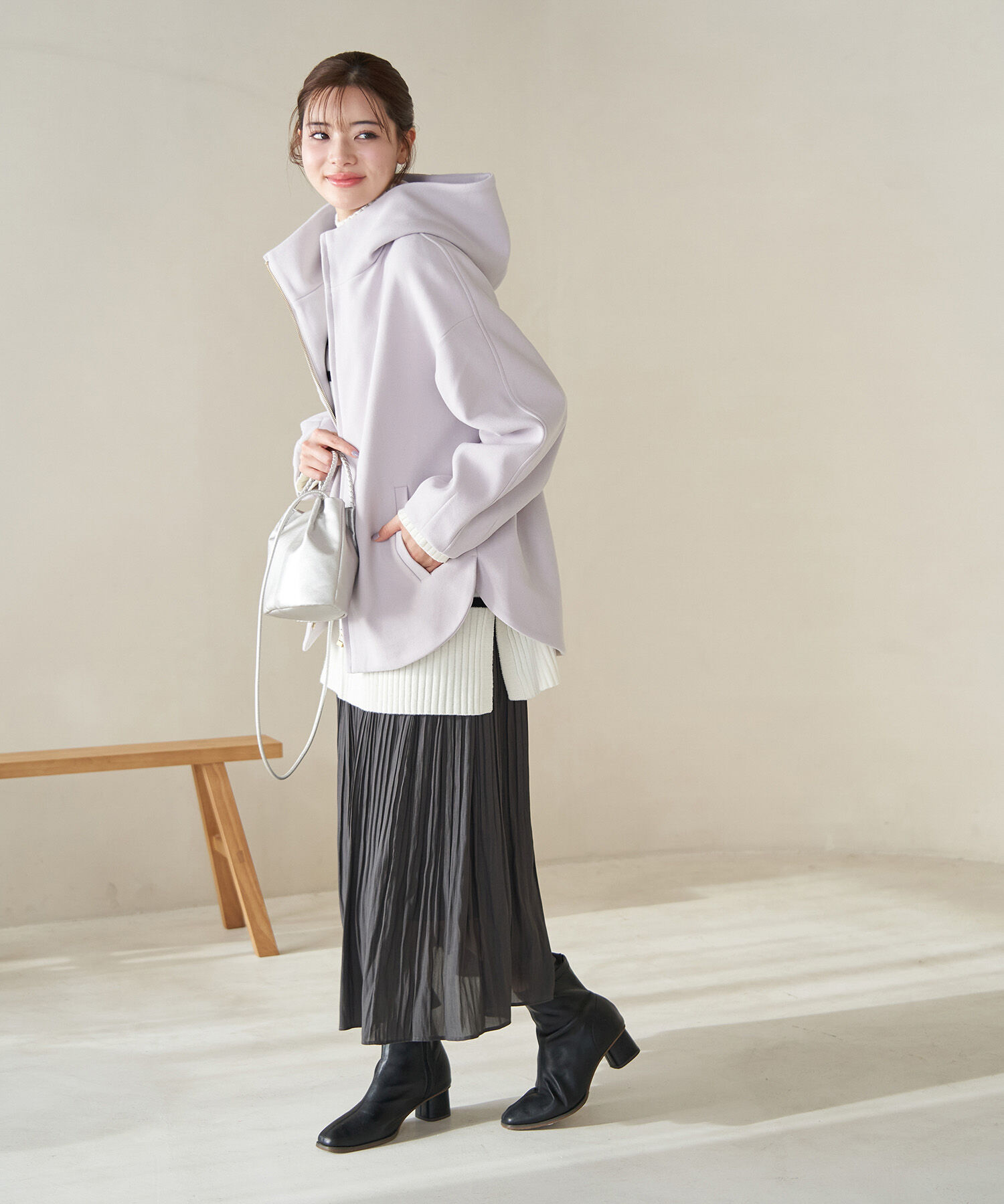 Rope&rsquo;Picnic「ジャージメルトンジップアップフーディ」|その他|