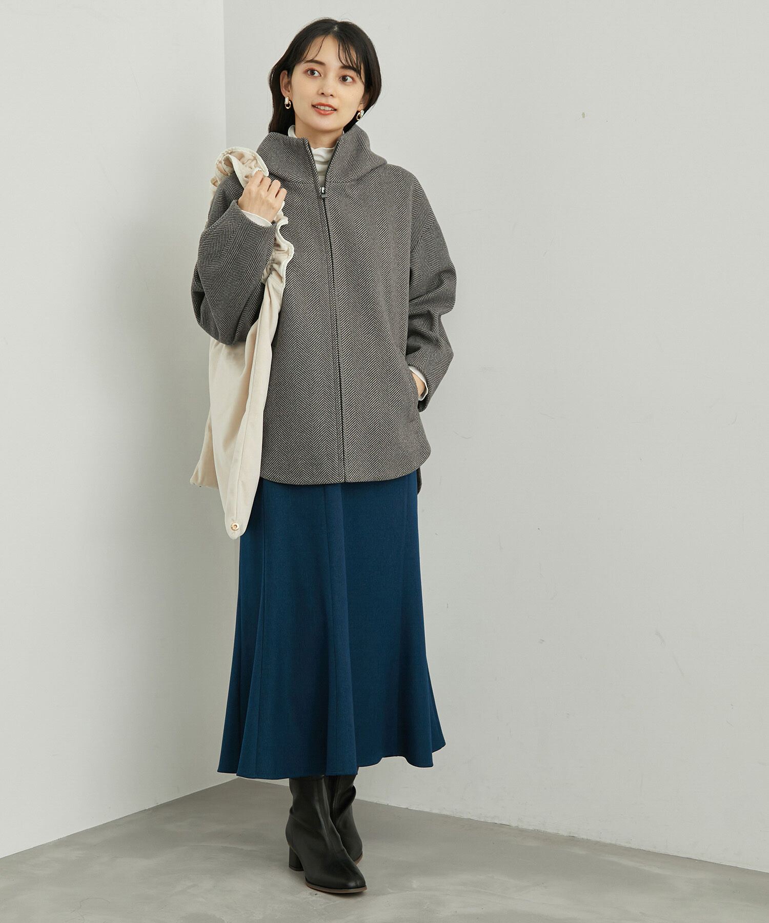 Rope&rsquo;Picnic「ジャージメルトンジップアップフーディ」|その他|