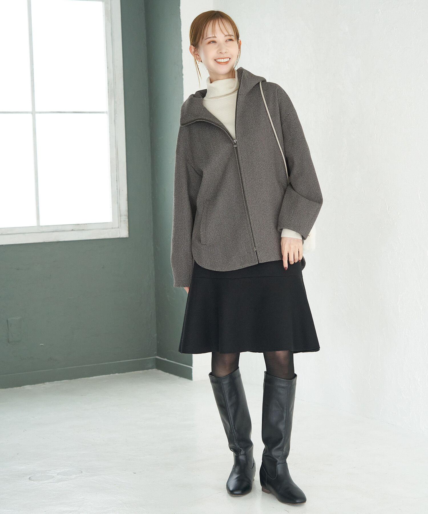 Rope&rsquo;Picnic「ジャージメルトンジップアップフーディ」|その他|