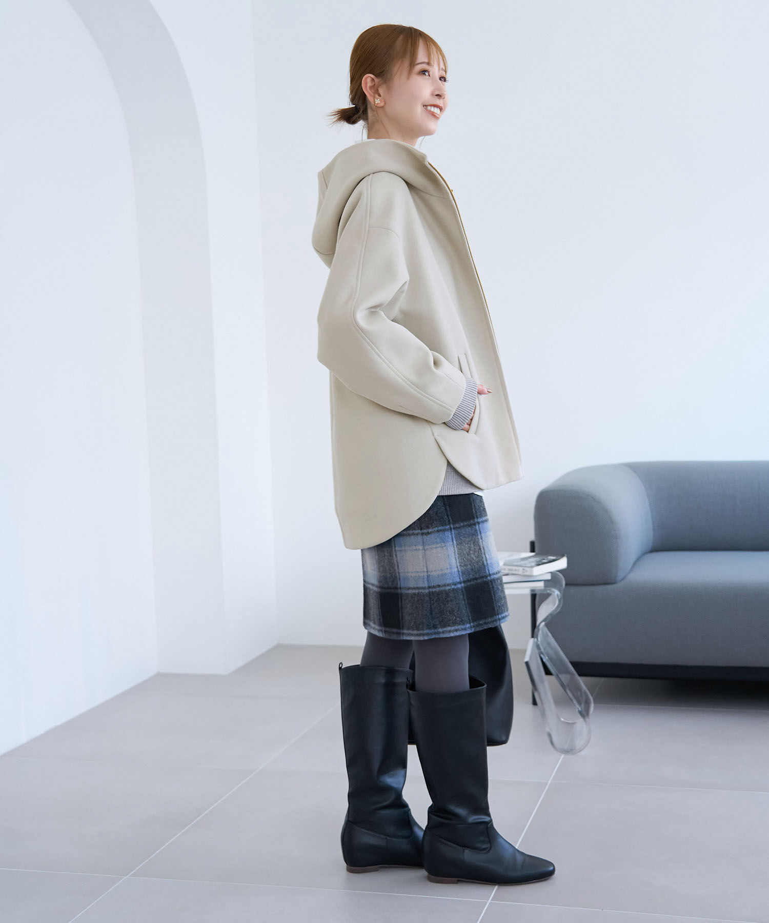 Rope&rsquo;Picnic「ジャージメルトンジップアップフーディ」|その他|