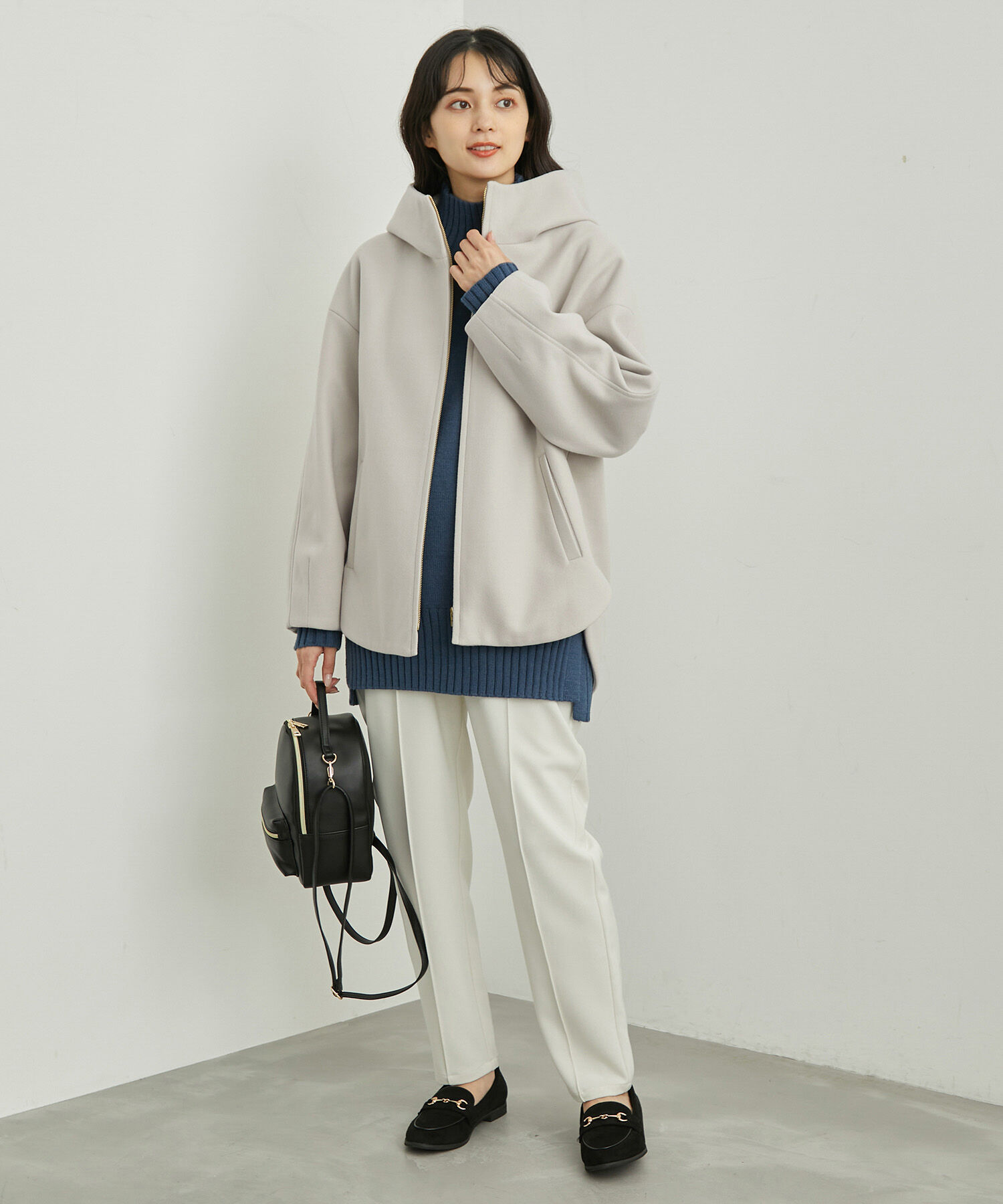 Rope&rsquo;Picnic「ジャージメルトンジップアップフーディ」|その他|