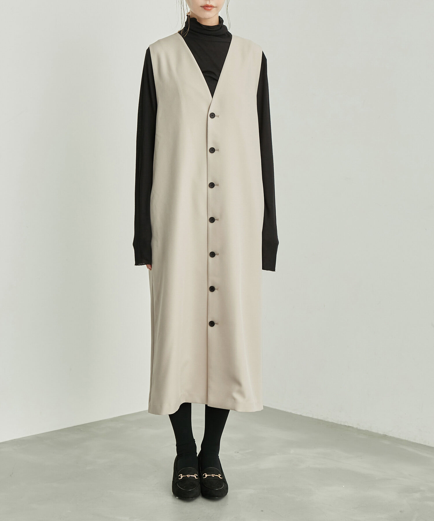 Rope&rsquo;Picnic「ジレジャンパースカート/2WAY・リンクコーデ」|ジャンパースカート|