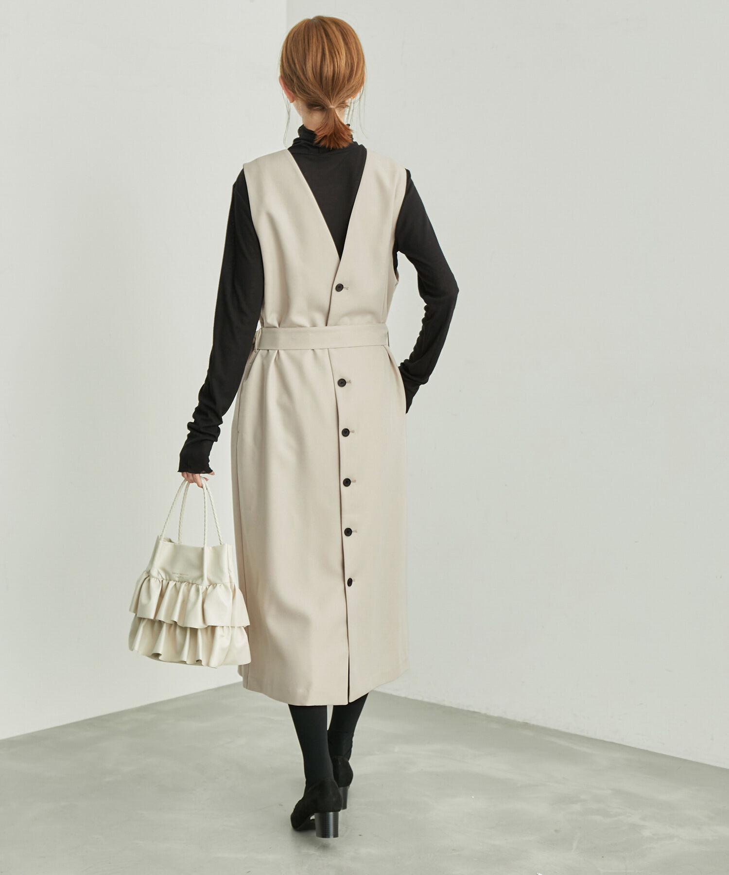 Rope&rsquo;Picnic「ジレジャンパースカート/2WAY・リンクコーデ」|ジャンパースカート|