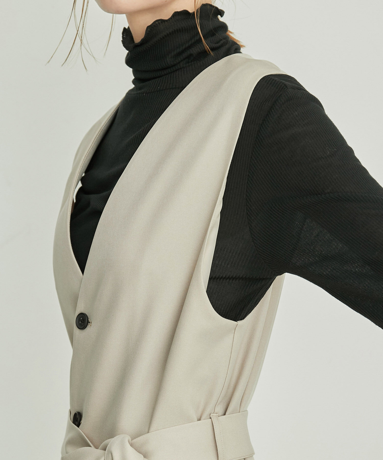 Rope&rsquo;Picnic「ジレジャンパースカート/2WAY・リンクコーデ」|ジャンパースカート|