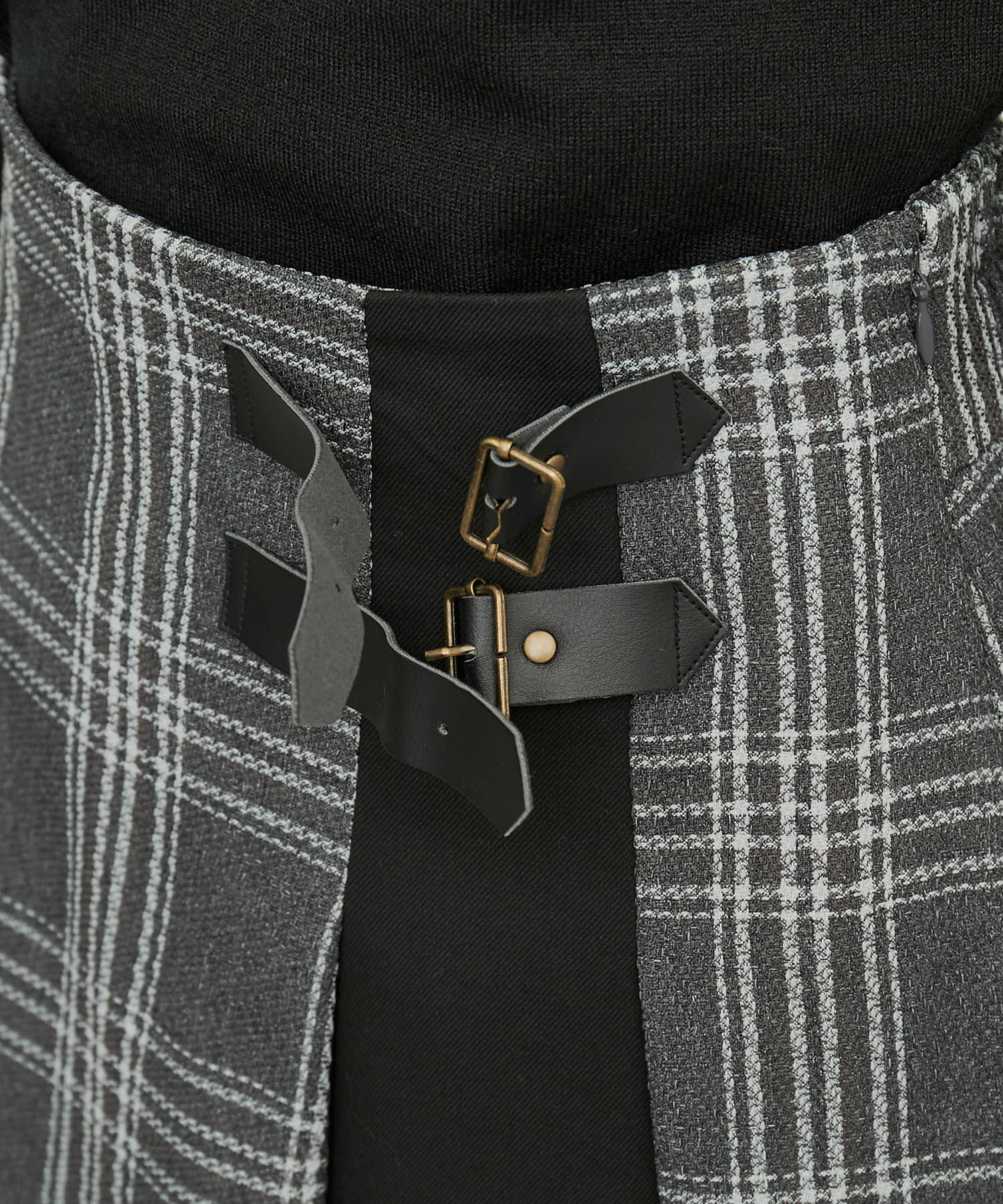 Rope&rsquo;Picnic「チェックコンビキルトスカート」|スカート|