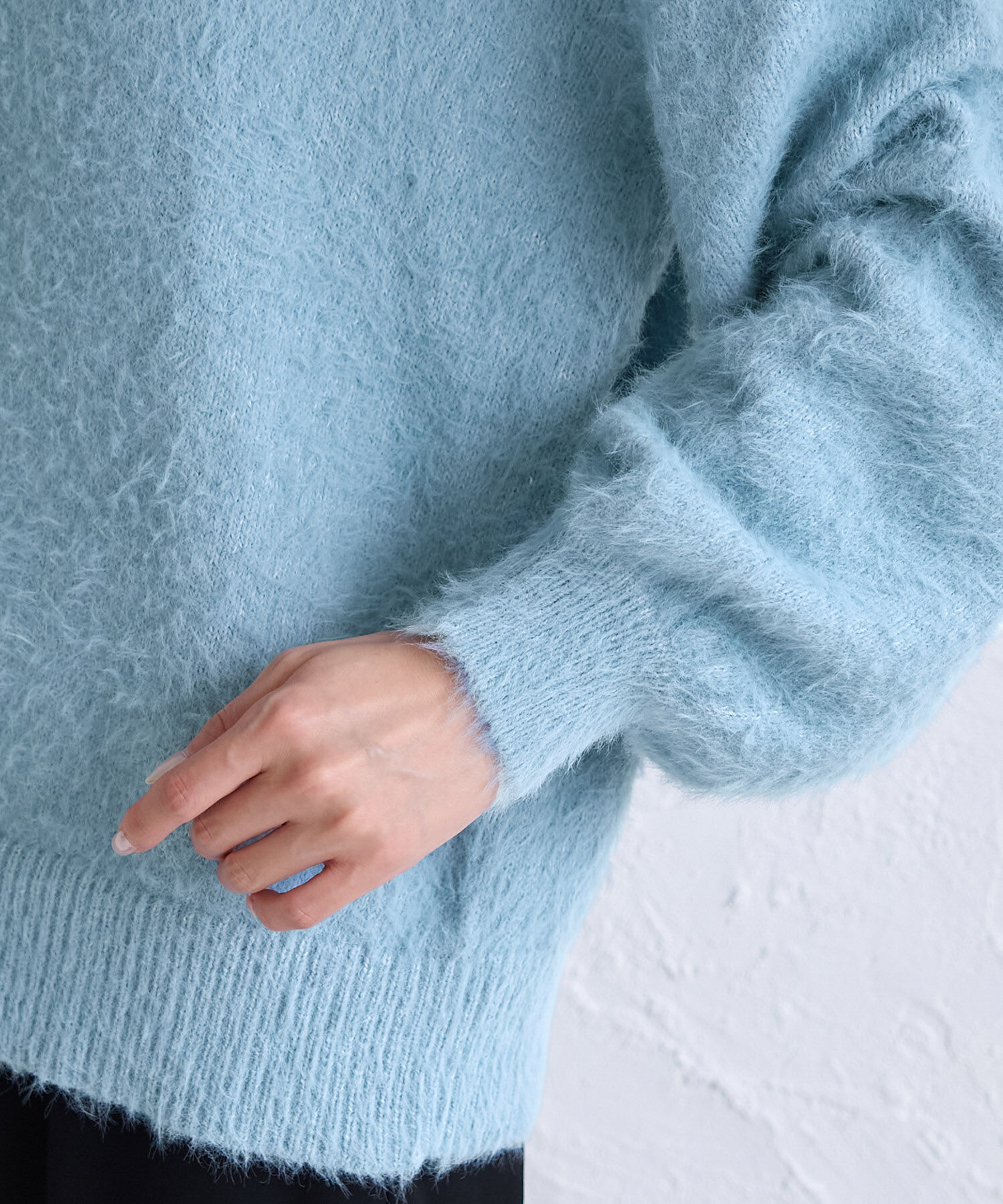 Rope&rsquo;Picnic「シャギーVネックニットプルオーバー」|ニット・セーター|