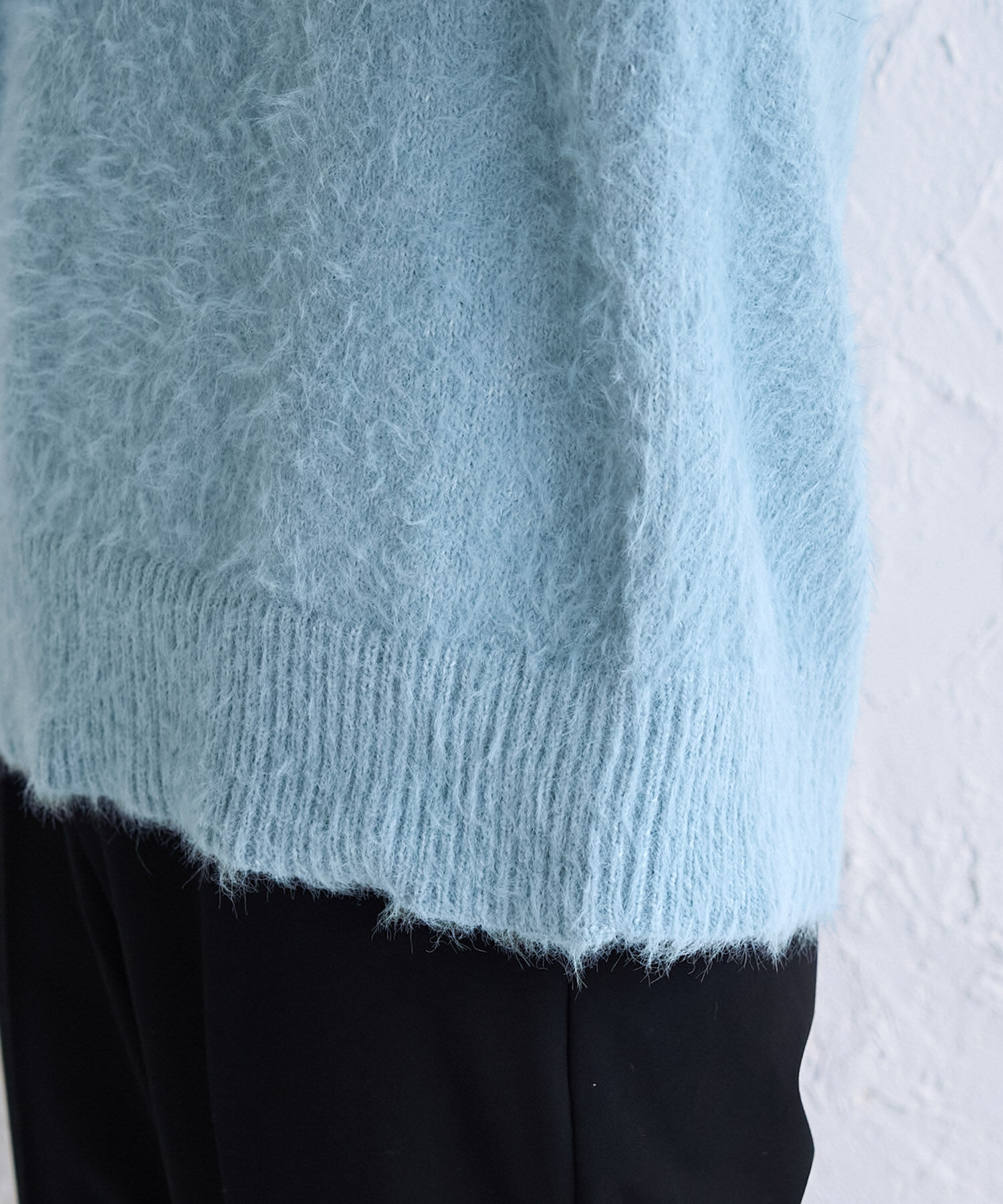 Rope&rsquo;Picnic「シャギーVネックニットプルオーバー」|ニット・セーター|