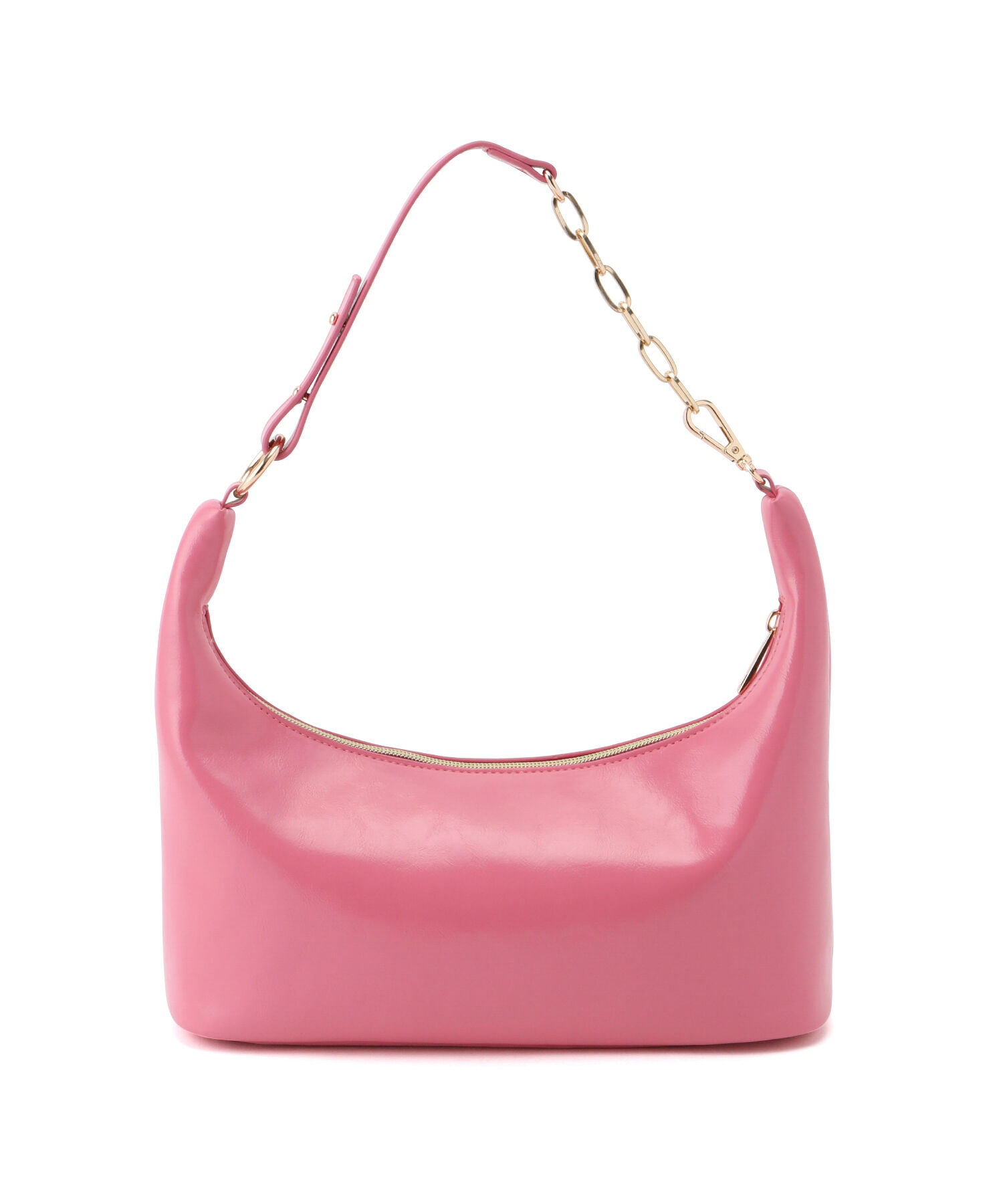 ROPE PICNIC PASSAGE「リンクルエナメルワイドワンショルダー＆クラッチバッグ」|ショルダー・メッセンジャー|